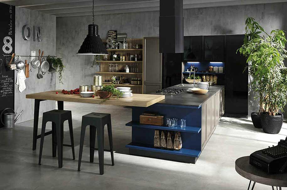 cucina style industriale